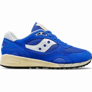 Men's Saucony Shadow 6000 Premium Sneakers Blue / White | Australia S45219-D61