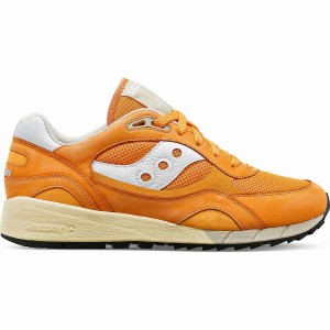 Men's Saucony Shadow 6000 Premium Sneakers Orange / White | Australia S09761-F31