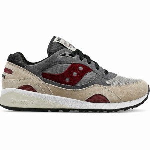 Men's Saucony Shadow 6000 Sneakers Beige / Grey | Australia S06589-B65