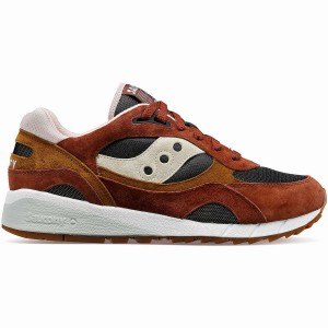 Men's Saucony Shadow 6000 Sneakers Brown / Black | Australia S78234-Z73