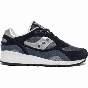 Men's Saucony Shadow 6000 Sneakers Navy / Silver | Australia S43025-R48