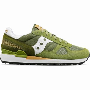 Men's Saucony Shadow Original Sneakers Green / Green | Australia S94782-W91