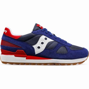 Men's Saucony Shadow Original Sneakers Navy / Red | Australia S98426-H65