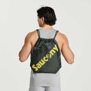 Men's Saucony String Bags Dark Green | Australia S17682-T24