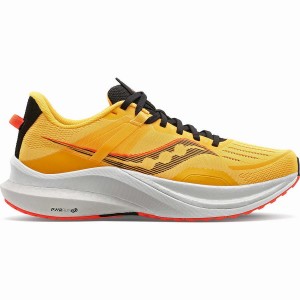 Men's Saucony Tempus Running Shoes Gold / Red | Australia S17590-F87