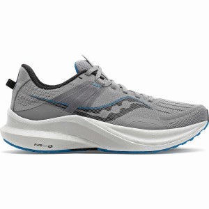 Men's Saucony Tempus Running Shoes Grey / Blue | Australia S23576-D23