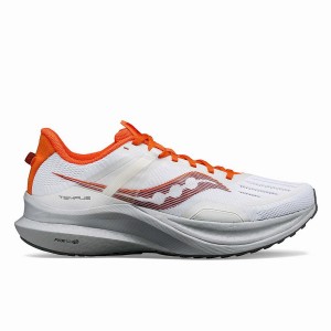 Men's Saucony Tempus Running Shoes White | Australia S05762-Y62