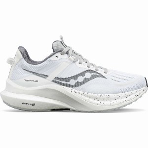 Men's Saucony Tempus Running Shoes White / Black | Australia S47395-Z63