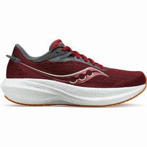 Men's Saucony Triumph 21 Running Shoes Red | Australia S23108-A46