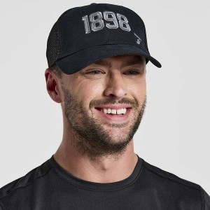 Men's Saucony Trucker Hats Black | Australia S97652-K10