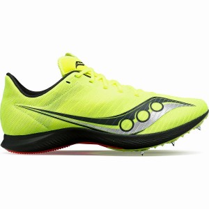 Men's Saucony Velocity MP Track Spikes Yellow / Black | Australia S13956-H47