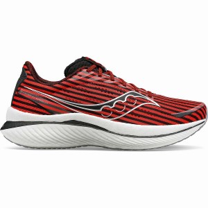 Men's Saucony X Black Men Run Endorphin Speed 3 Running Shoes Black / Red | Australia S71285-U31