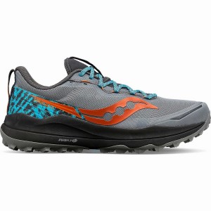 Men's Saucony Xodus Ultra 2 Running Shoes Grey / Black | Australia S59734-U02