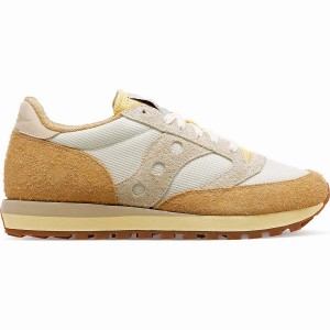 Men's Saucony x Colour Plus Jazz 81 Sneakers White / Beige | Australia S10792-S30