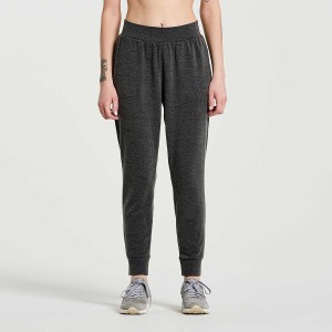 Women's Saucony Boston Pants Black | Australia S87415-N78