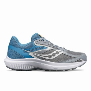 Women's Saucony Cohesion 17 Running Shoes Grey / Blue | Australia S28946-R56