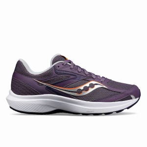 Women's Saucony Cohesion 17 Running Shoes Purple / Red | Australia S72850-Y45