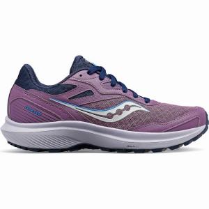 Women's Saucony Cohesion TR16 Trail Running Shoes Purple / Navy | Australia S12035-X10