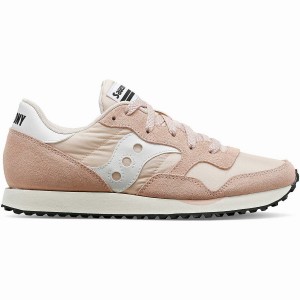 Women's Saucony DXN Trainer Sneakers Coral / White | Australia S85467-S80