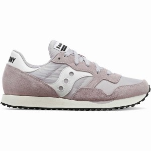 Women's Saucony DXN Trainer Sneakers Grey / White | Australia S06835-D30