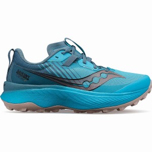 Women's Saucony Endorphin Edge Running Shoes Blue | Australia S24960-J61