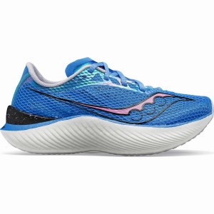 Women's Saucony Endorphin Pro 3 Running Shoes Blue | Australia S90247-P08