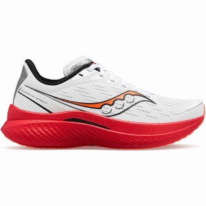 Women's Saucony Endorphin Speed 3 Running Shoes White / Black / Red | Australia S24386-E46