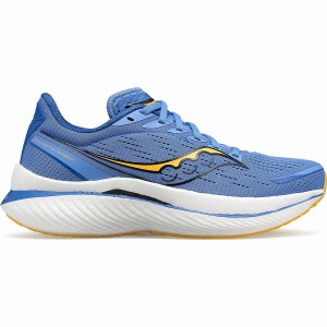 Women's Saucony Endorphin Speed 3 Running Shoes Blue / Gold | Australia S12578-Y15