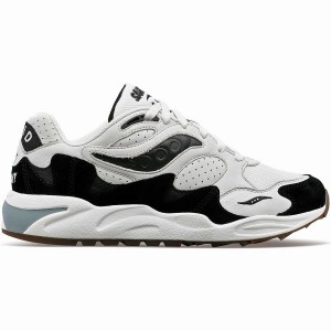 Women's Saucony Grid Shadow 2 Sneakers Grey / Black | Australia S45692-J39