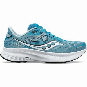 Women's Saucony Guide 16 Running Shoes Turquoise / White | Australia S61738-Q62