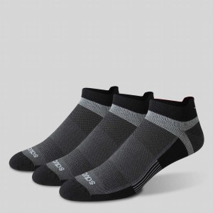 Women's Saucony Inferno Liteweight 3-Pack Socks Black | Australia S18625-X14