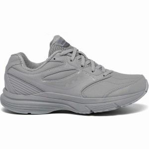 Women's Saucony Integrity Walker 3 Extra Wide Walking Shoes Grey | Australia S97825-R46