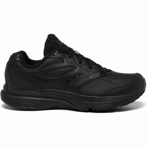 Women's Saucony Integrity Walker 3 Extra Wide Walking Shoes Black | Australia S36298-T72