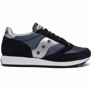 Women's Saucony Jazz 81 Sneakers Navy / Silver | Australia S31256-H25