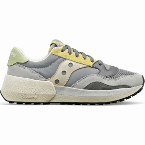 Women's Saucony Jazz NXT Sneakers Grey / Yellow | Australia S02673-M34