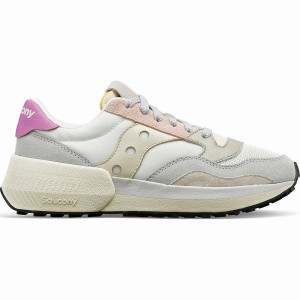 Women's Saucony Jazz NXT Sneakers White / Grey / Rose | Australia S80269-A94