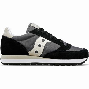 Women's Saucony Jazz Original Sneakers Black / Cream | Australia S29154-B03