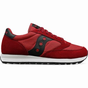 Women's Saucony Jazz Original Sneakers Burgundy / Black | Australia S25168-T18