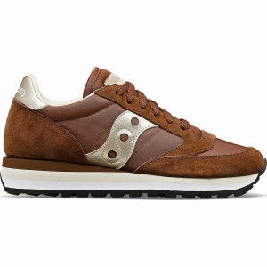 Women's Saucony Jazz Triple Sneakers Brown | Australia S16859-P10