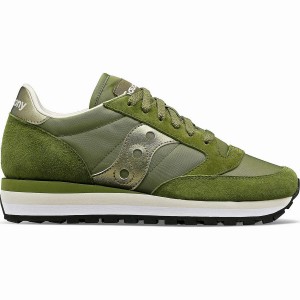 Women's Saucony Jazz Triple Sneakers Green | Australia S76423-U37