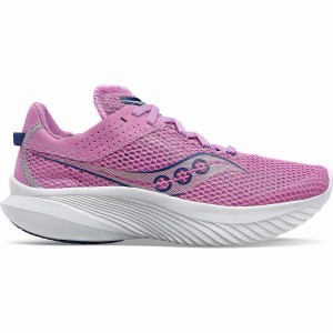 Women's Saucony Kinvara 14 Running Shoes Purple / Indigo | Australia S09263-A30