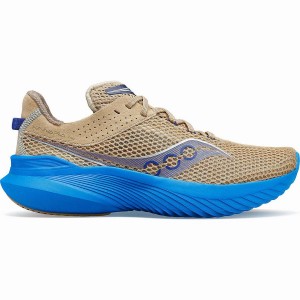 Women's Saucony Kinvara 14 Running Shoes Brown / Blue | Australia S86374-F40