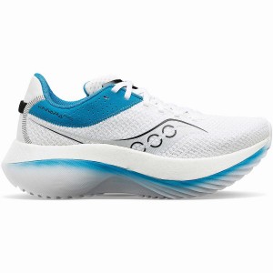 Women's Saucony Kinvara Pro Running Shoes White / Blue | Australia S65349-D40