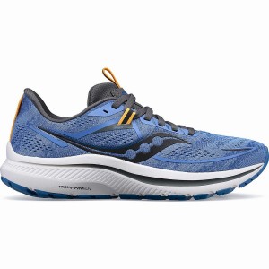 Women's Saucony Omni 21 Running Shoes Blue / Grey | Australia S52831-C82