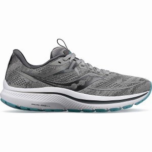 Women's Saucony Omni 21 Running Shoes Grey / Blue | Australia S46780-M98