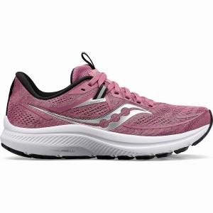 Women's Saucony Omni 21 Running Shoes Purple / Black | Australia S86951-V28