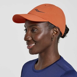 Women's Saucony Outpace Petite Hats Orange | Australia S03792-X15