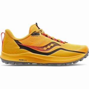 Women's Saucony Peregrine 12 Trail Running Shoes Gold / Red | Australia S78536-W18