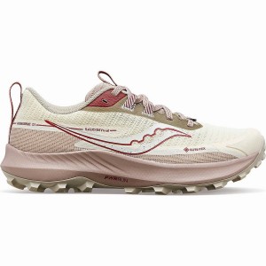 Women's Saucony Peregrine 13 GTX Trail Running Shoes Beige | Australia S57386-N83