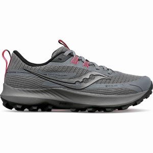 Women's Saucony Peregrine 13 GTX Trail Running Shoes Grey / Black | Australia S53701-M10